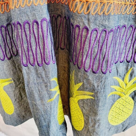 Vintage Anthropologie! Tracy Reece Frock pineapple dress - Picture 6 of 8